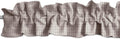 Faux Burlap Sleeve Topper Valance 120in x 9in - Frosted Wheat