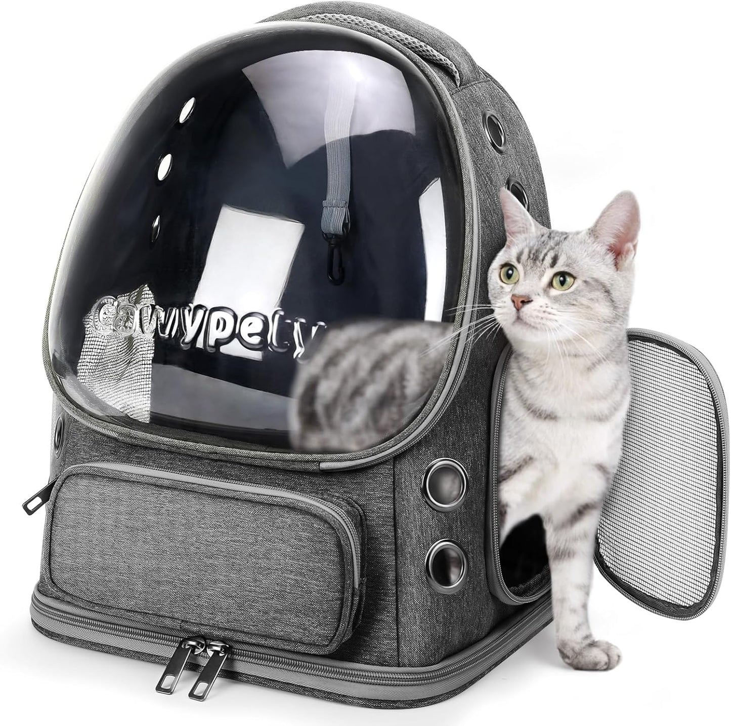 Breathable Cat Backpack Carrier for Travel and Hiking Adventures