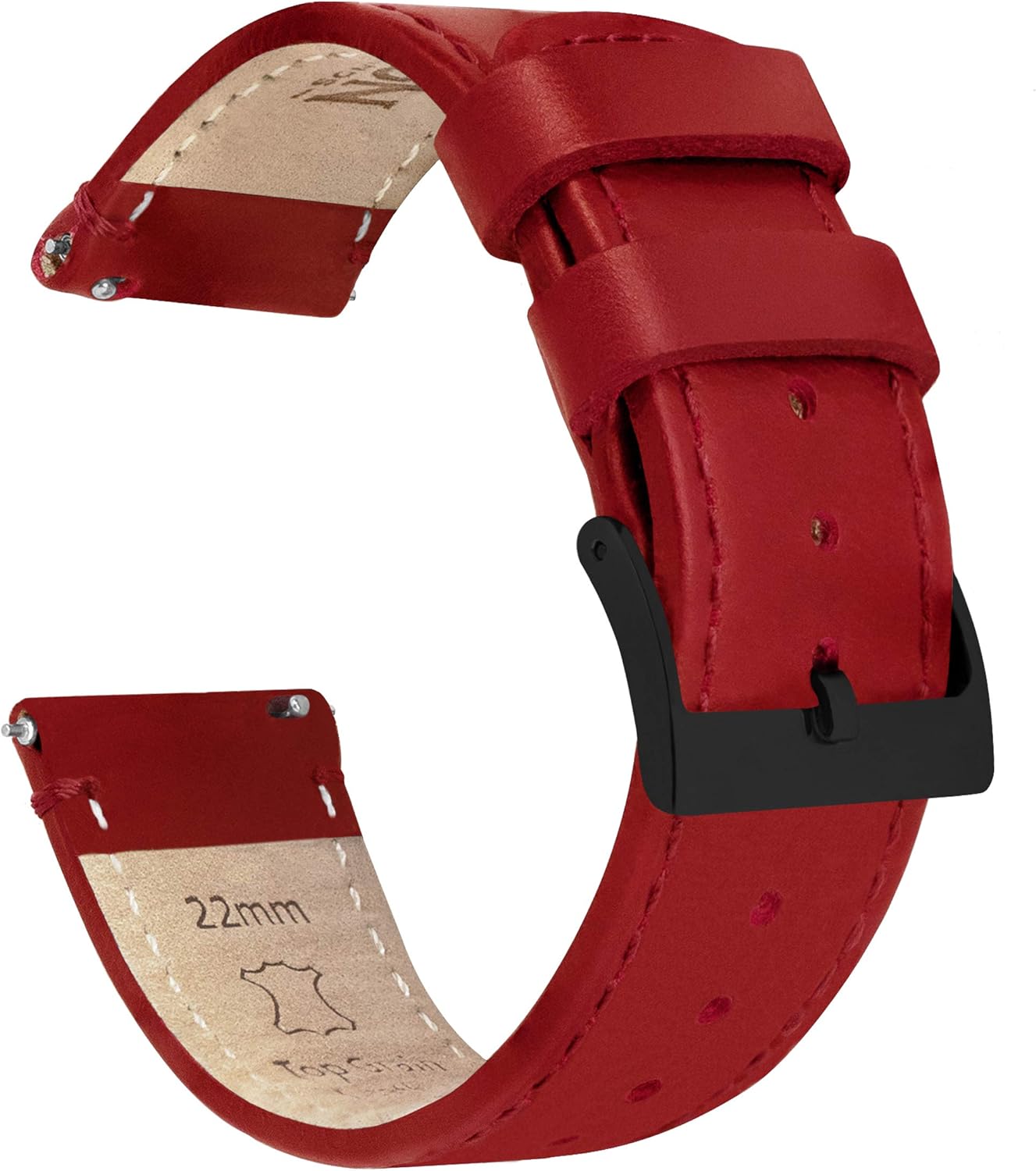 BARTON WATCH BANDS Top Grain Leather Bands for Apple Watch Models