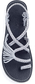 Plaka Flat Sandals for Women Palm Leaf - Casual Comfort