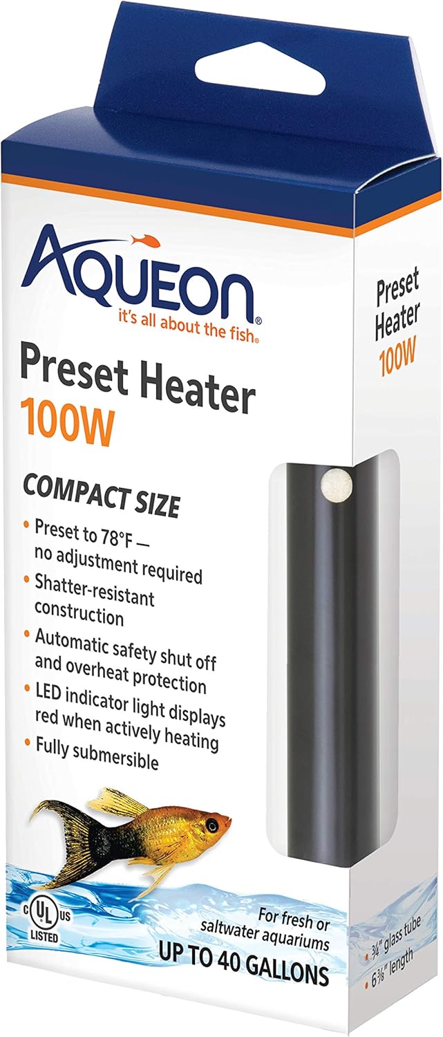 Aqueon 100W Heater for 40 Gal Tank