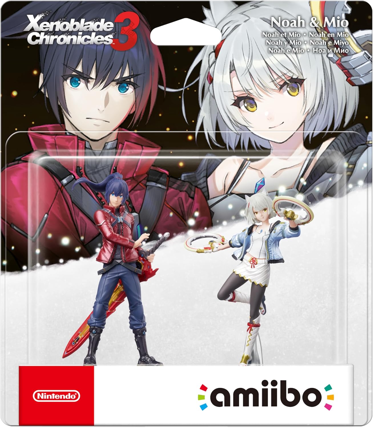 Nintendo Amiibo Character 2 Pack - Noah & Mio for Switch Fun