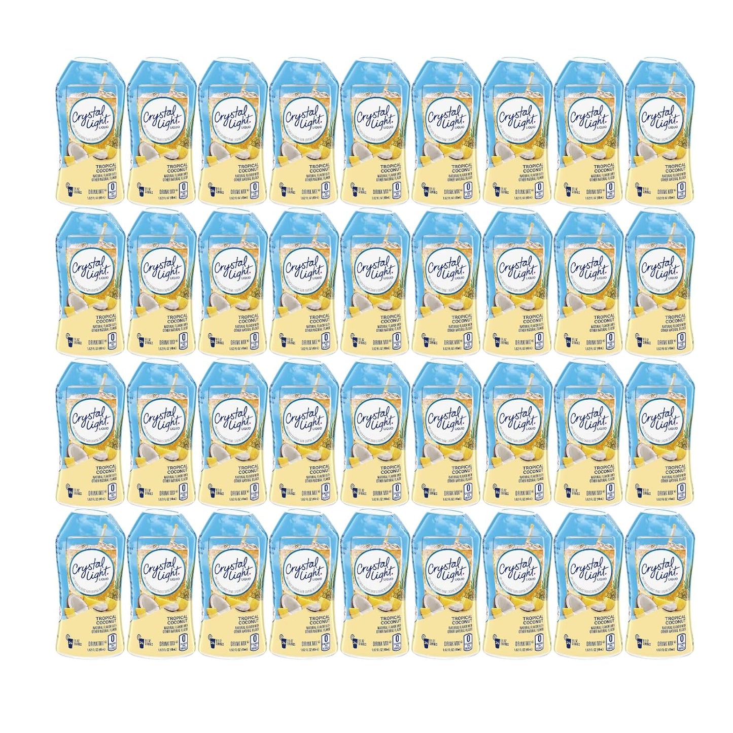 Crystal Light Liquid Energy Drink Tropical Coconut 36 Pack Review