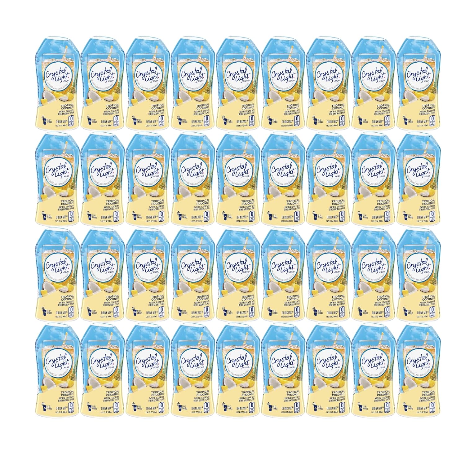 Crystal Light Liquid Energy Drink Tropical Coconut 36 Pack Review