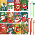 Tenceur 48 Pcs Christmas Mini Notebook with Ballpoint Pen - Festive