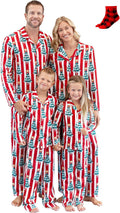 PATPAT Family Christmas Pajamas Matching Sets - Cozy Button-Down PJs