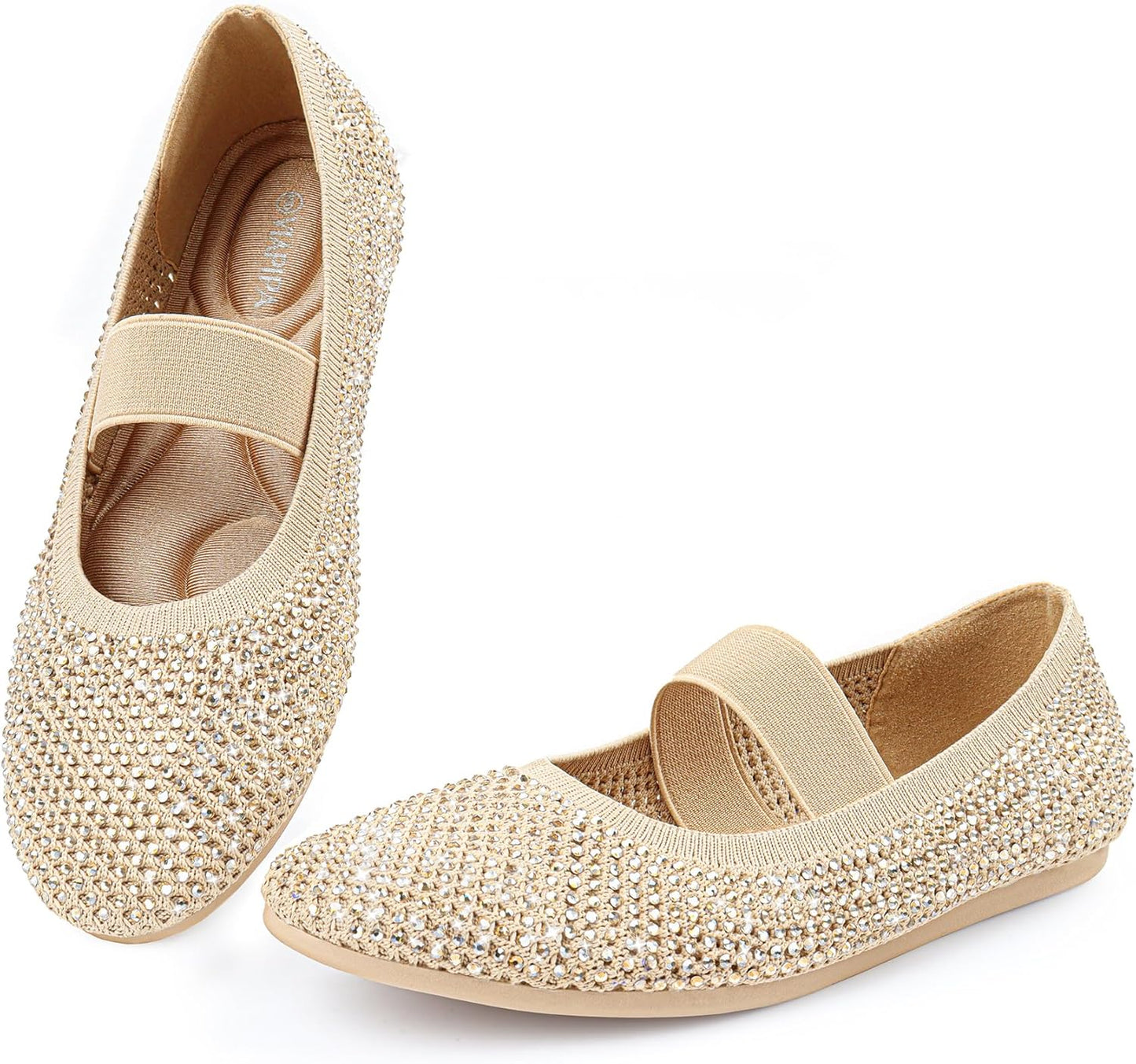 Rhinestone Ballet Flats for Women - Comfortable and Stylish