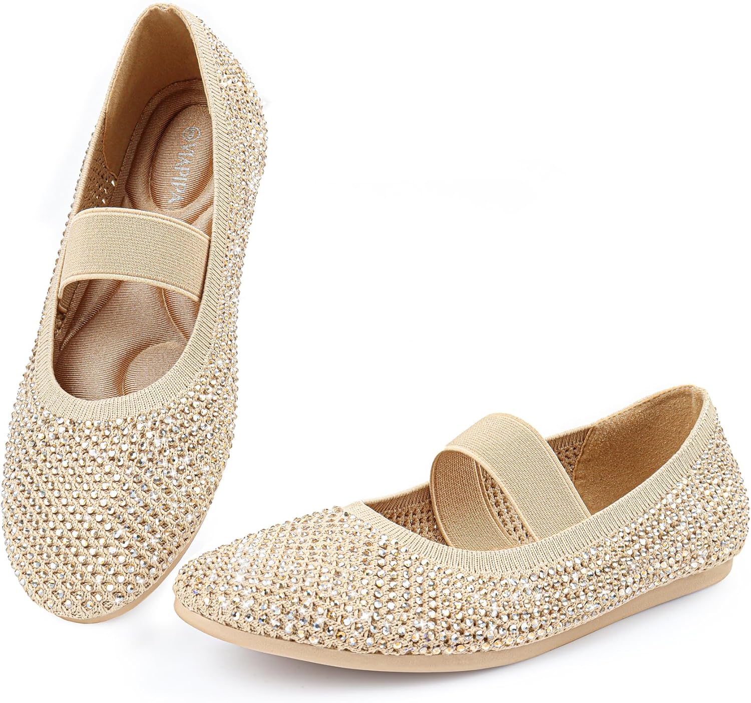 Rhinestone Ballet Flats for Women - Comfortable and Stylish