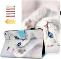 Case for Kindle Fire HD 10 & HD 10 Plus 10.1 in White Kitten Cat