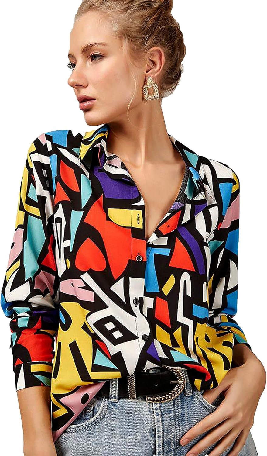 Stylish Long Sleeve Blouses for Women - Dressy Casual Tops