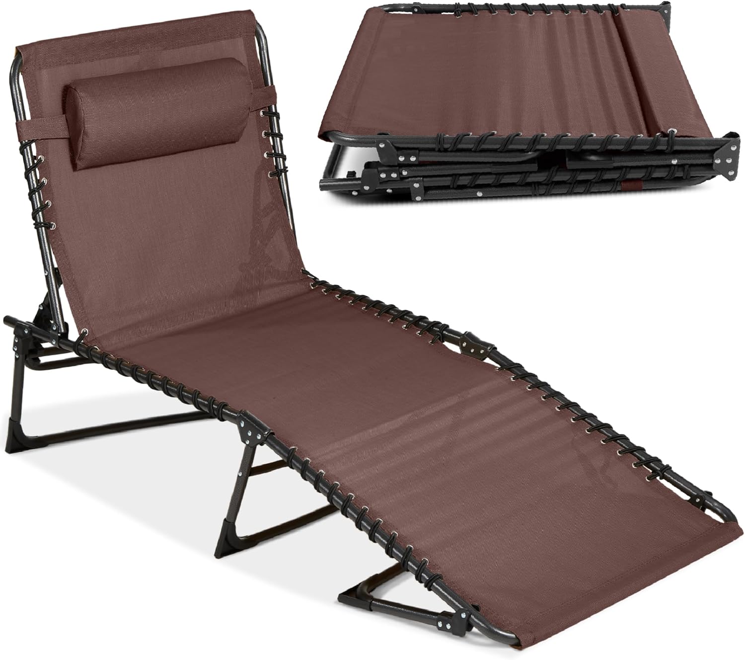 Best Choice Products Portable Outdoor Folding Chaise Lounge Chair