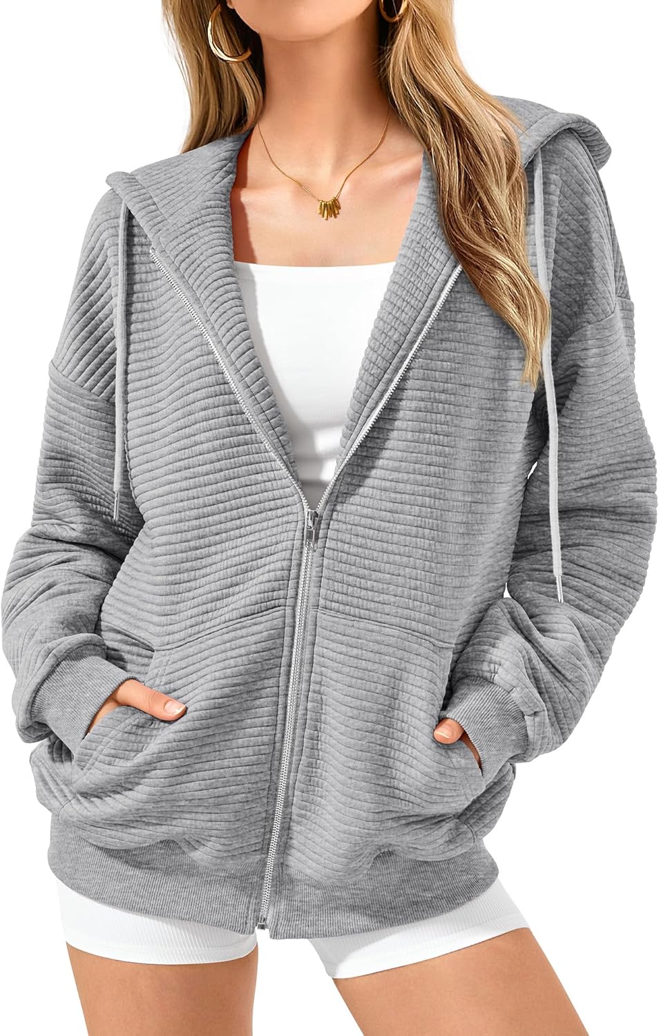 BTFBM Zip Up Hoodie Women Long Sleeve Casual Fashion Jackets
