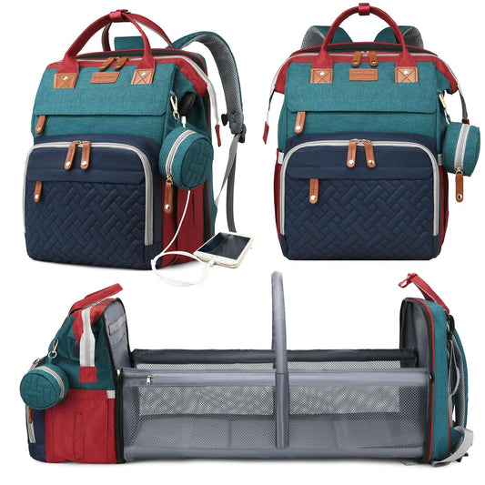 Baby Diaper Bags with Changing Station for Moms and Dads