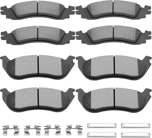 SCITOO Ceramic Brake Pads Kits for Ford Explorer & More