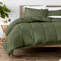 King/Cal King Cypress Green Comforter Set - Ultra-Soft All-Season