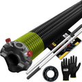 Garage Door Torsion Spring 207x2x25 with Winding Bars and Gloves