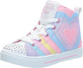 SKECHERS Girl's Twinkle Sparks-Ombre Flutter Sneaker Review