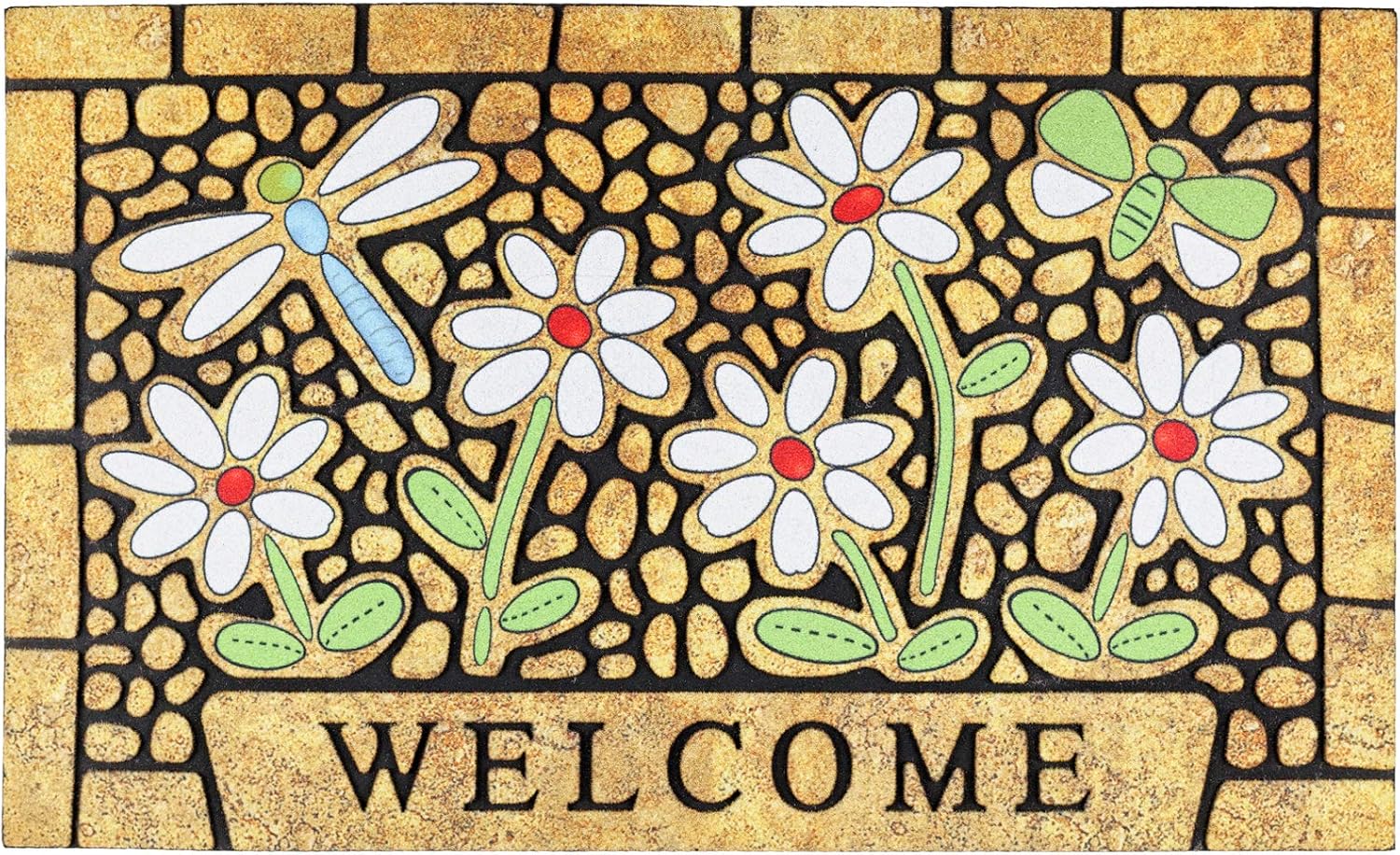 CHICHIC Welcome Door Mat 24 x 36 Inch Heavy Duty Non Slip
