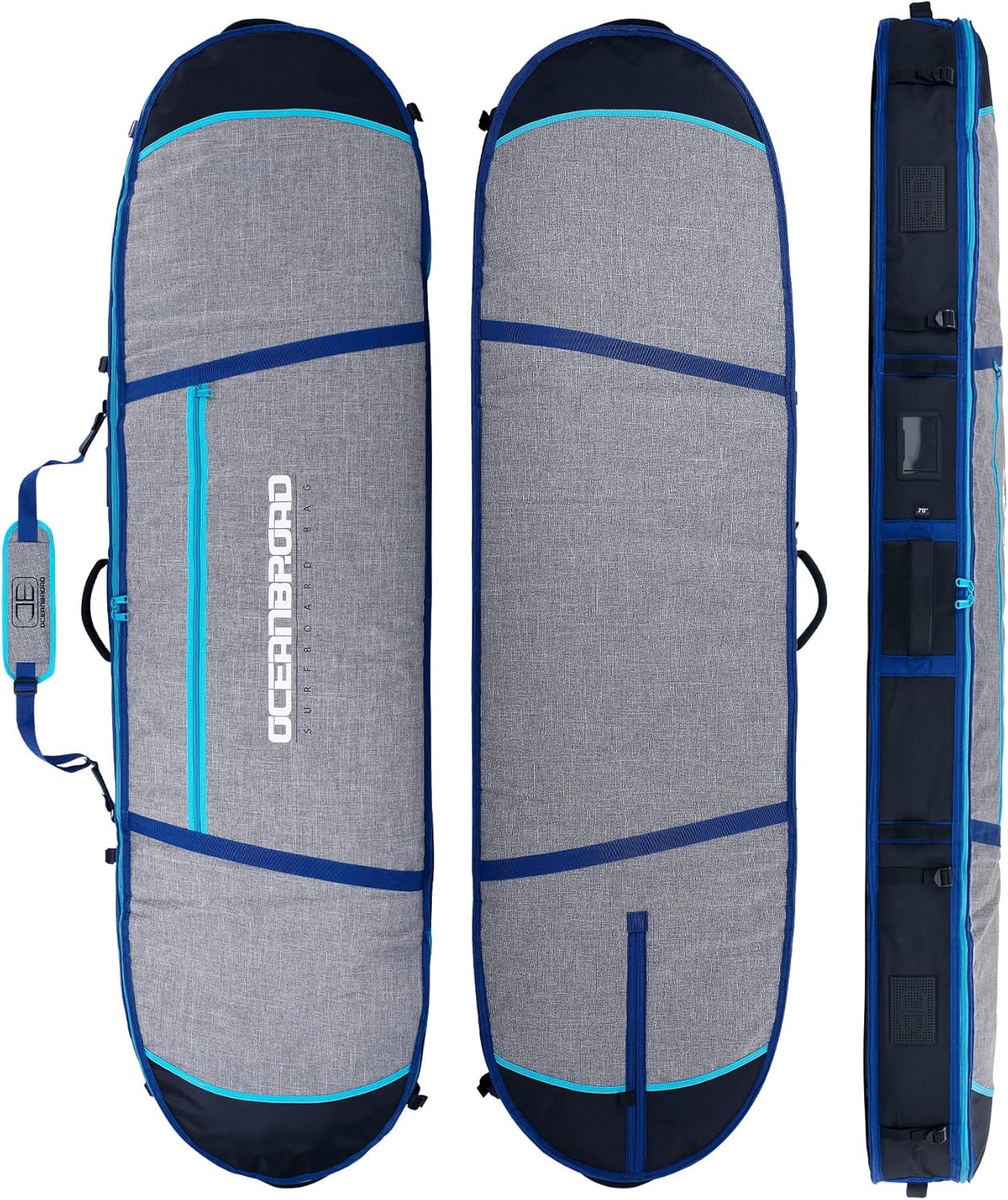 OCEANBROAD Double Surfboard Travel Bag - Protects Two Boards in Style!