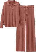 Stylish Women Two Piece Outfits Sweater Sets for Fall Fashion