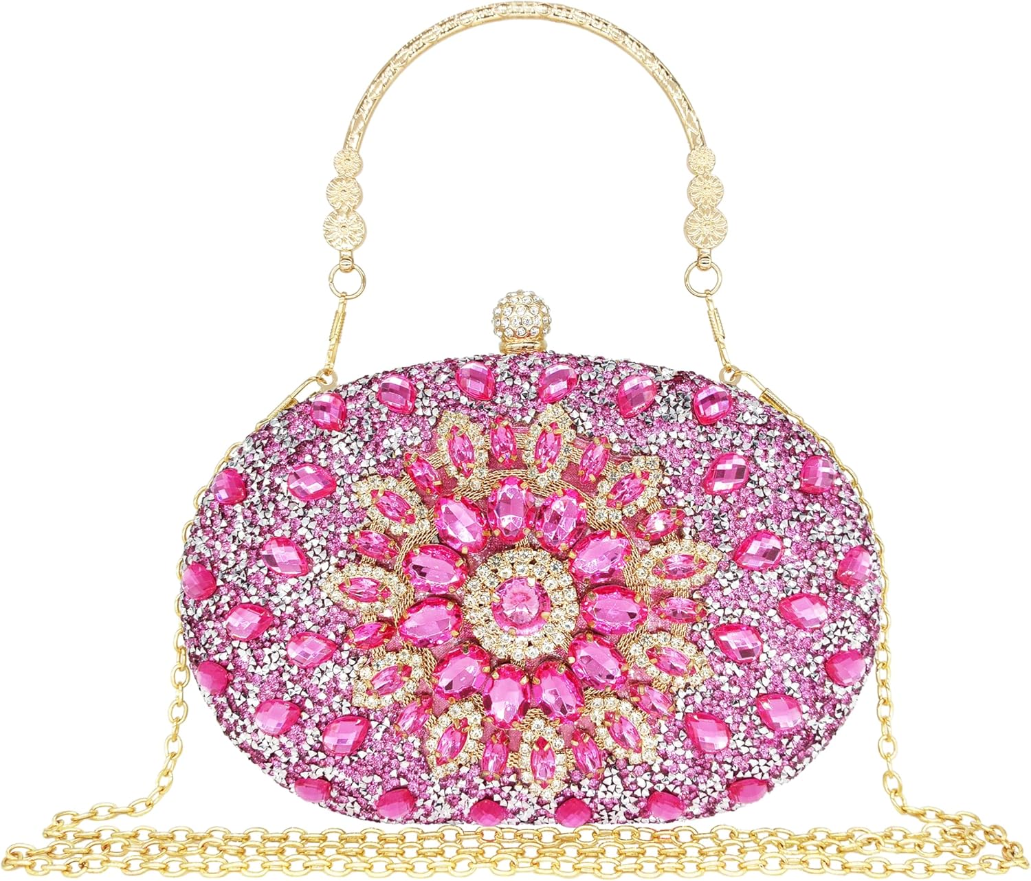 Rhinestone Clutch Purses for Women Evening Wedding Formal Bag