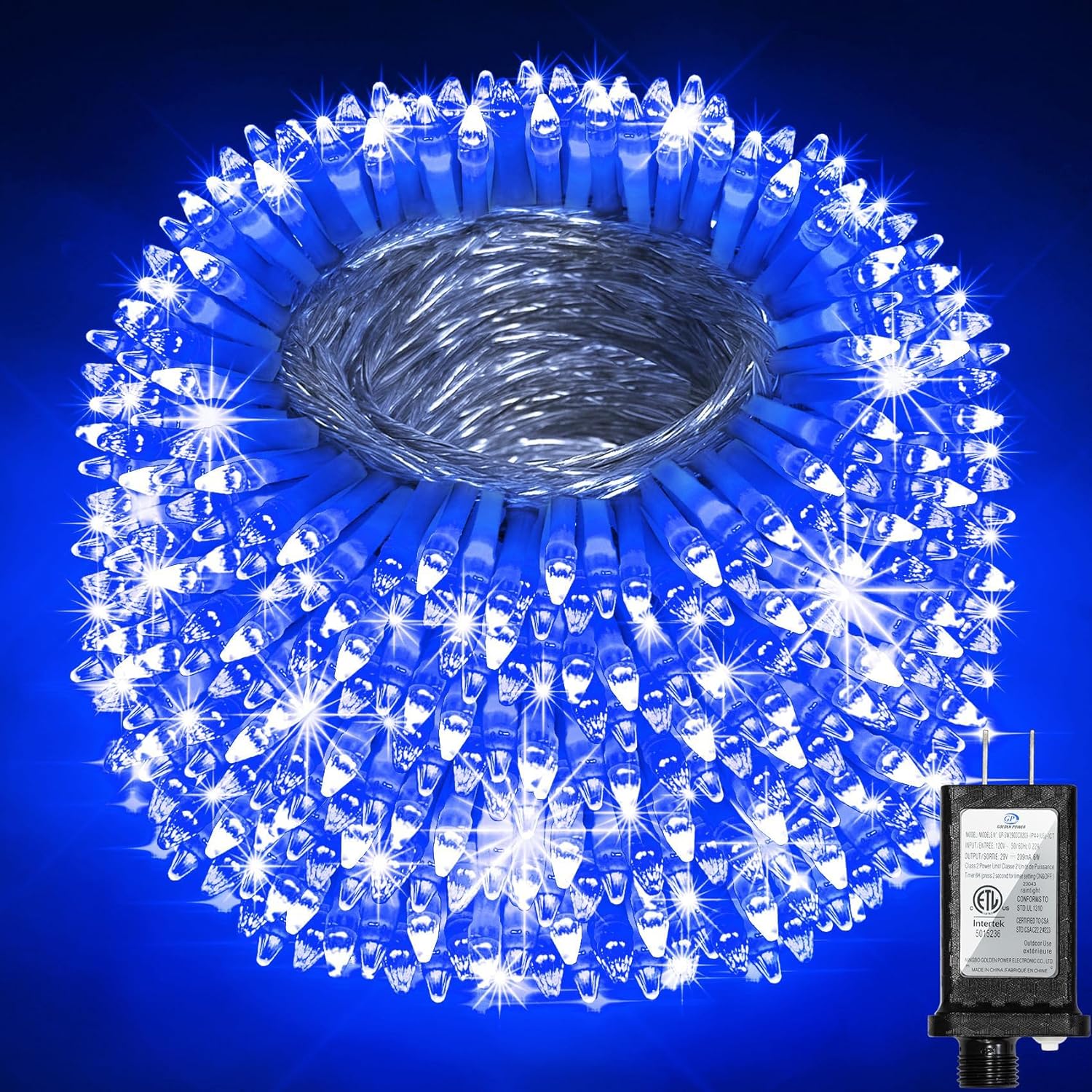750 LED 256FT Christmas String Lights for Outdoor Decor