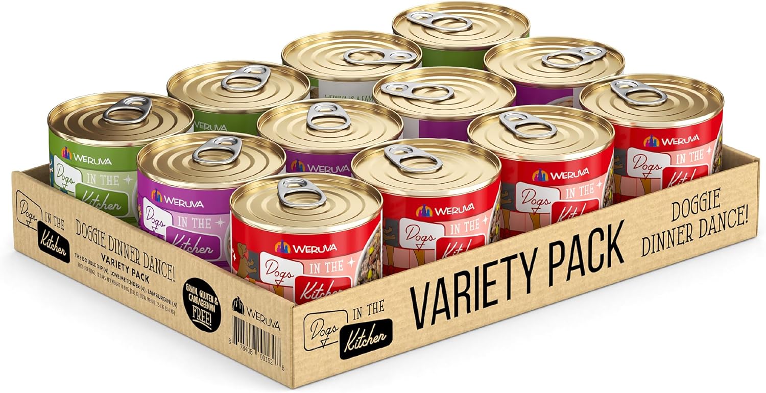 Weruva Dogs in The Kitchen Variety Pack for Picky Eaters