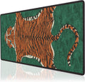 Tiger Desk Mat for Keyboard and Mouse - Large Non Slip Gaming Pad