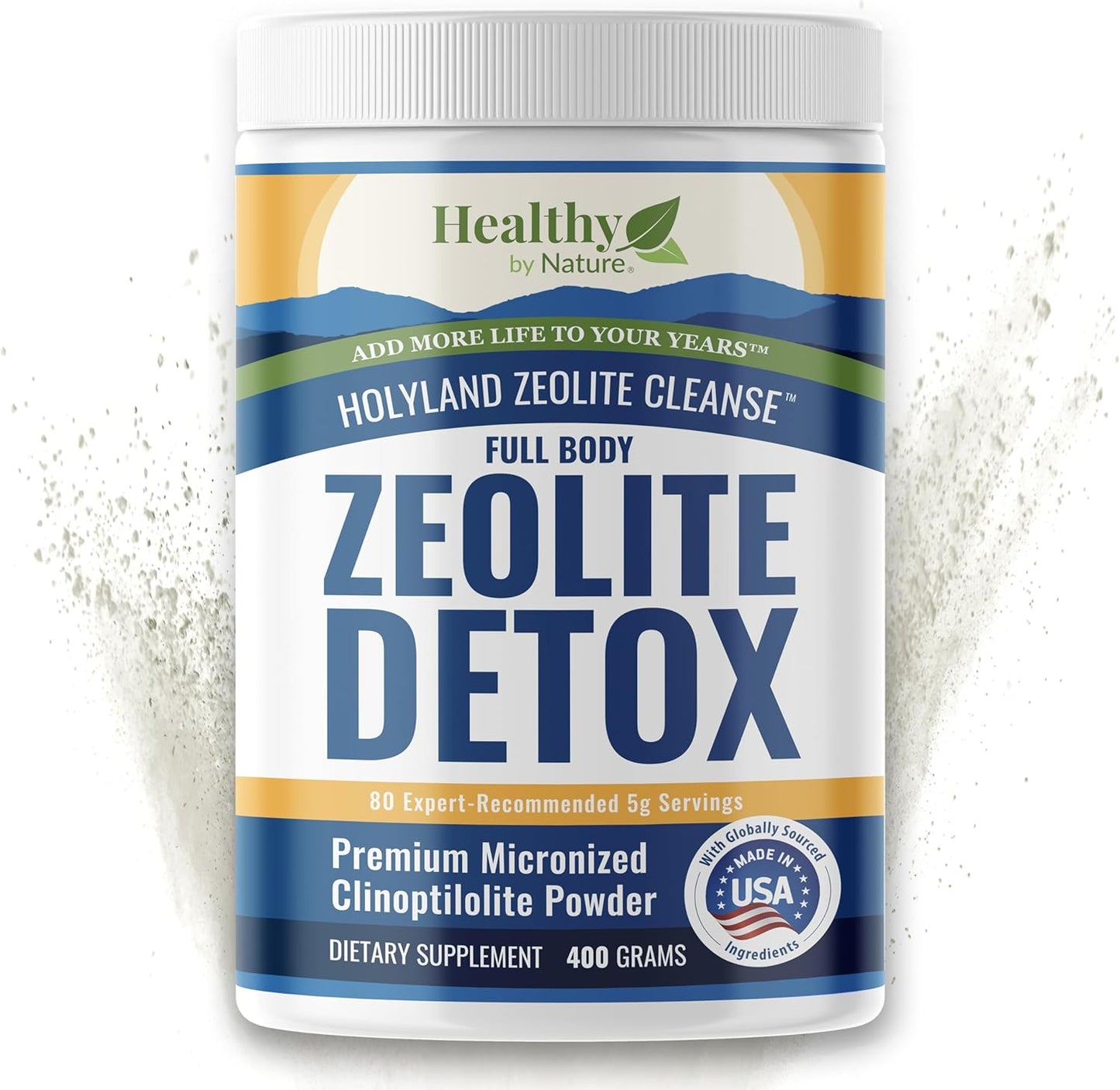 HolyLand Zeolite Cleanse - Natural Detox Powder for Wellness