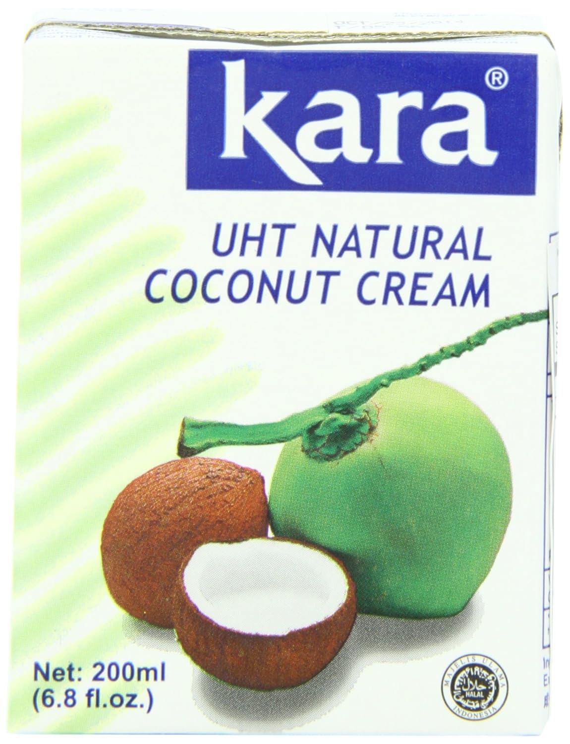Kara Coconut Cream 6.8 Ounce Pack of 25 for Delicious Recipes