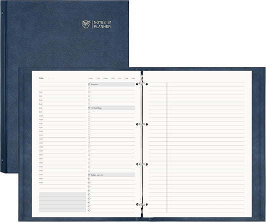 EMSHOI Daily Planner: 240pgs Ring Binder Notepad for Work