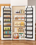 Over the Door Pantry Organizer - 8 Tier Adjustable Spice Rack