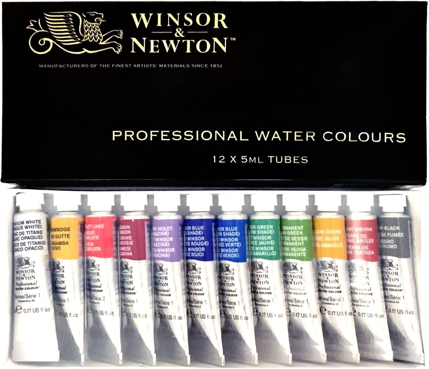 Windsor & Newton Artists Water 5ML Tube 12C Set for Toddlers