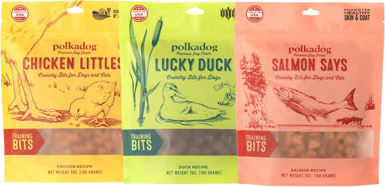 Polkadog Crunchy Training Bits Variety Pack for All Dogs