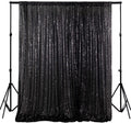 ShinyBeauty Black Sequin Backdrop 8x10FT - Sparkling Photo Booth