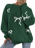 Fall Long Sleeve Pullover Sweater for Women - Cozy Oversized Crewneck