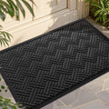 Front Door Mat Indoor Outdoor Entrance, Heavy Duty Absorbent Mat