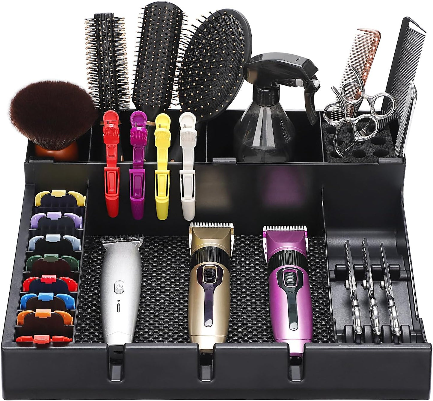 Large Barber Station Organizer for Clippers & Hair Tools