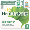 EWG Verified Safe Plant-Based Diapers Size 4 - Absorbent Protection