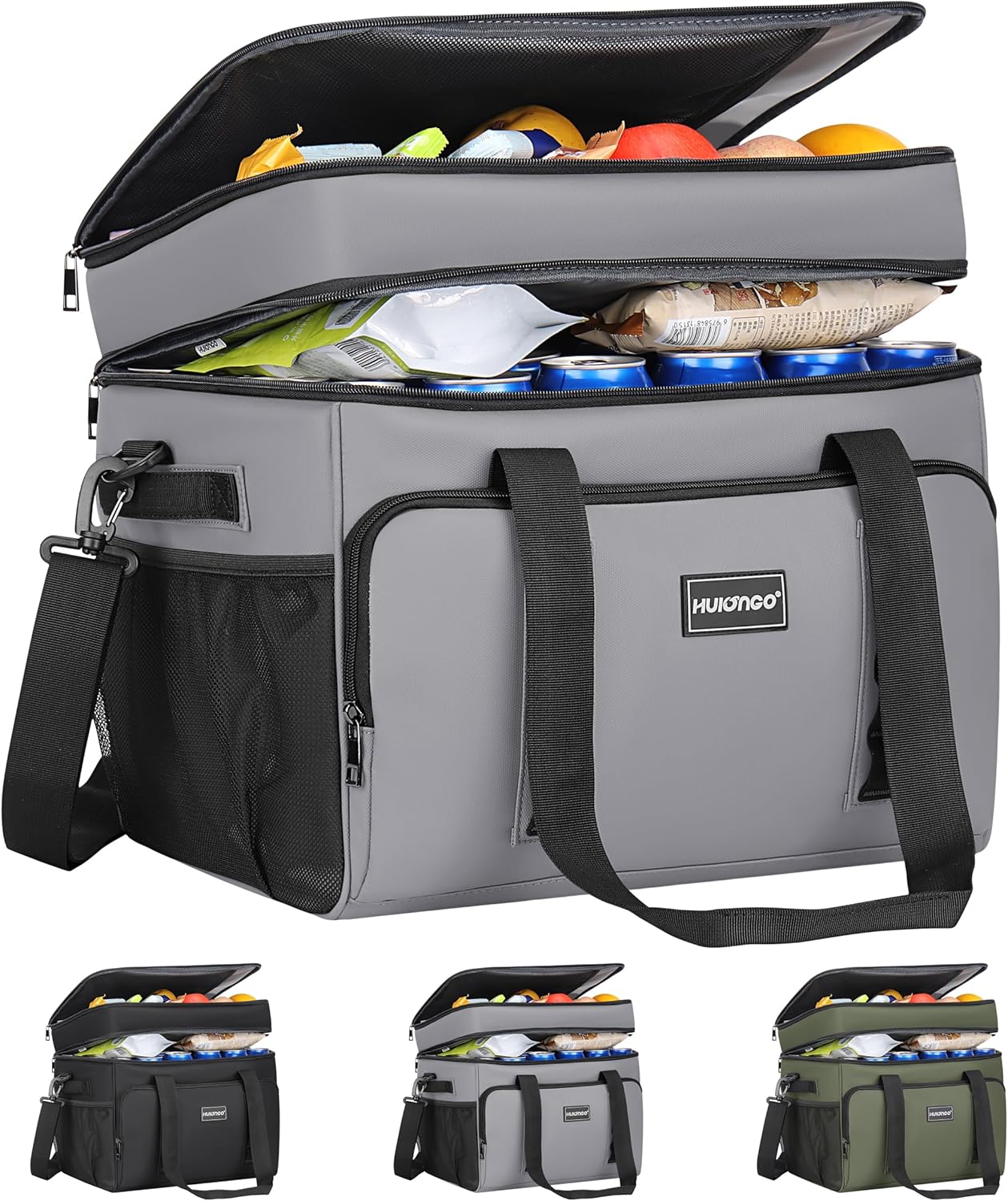 Insulated Soft Cooler Bag for Beach, Large Capacity & Portable