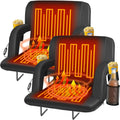 Heated Stadium Seats for Bleachers with Back Support - Portable Heated