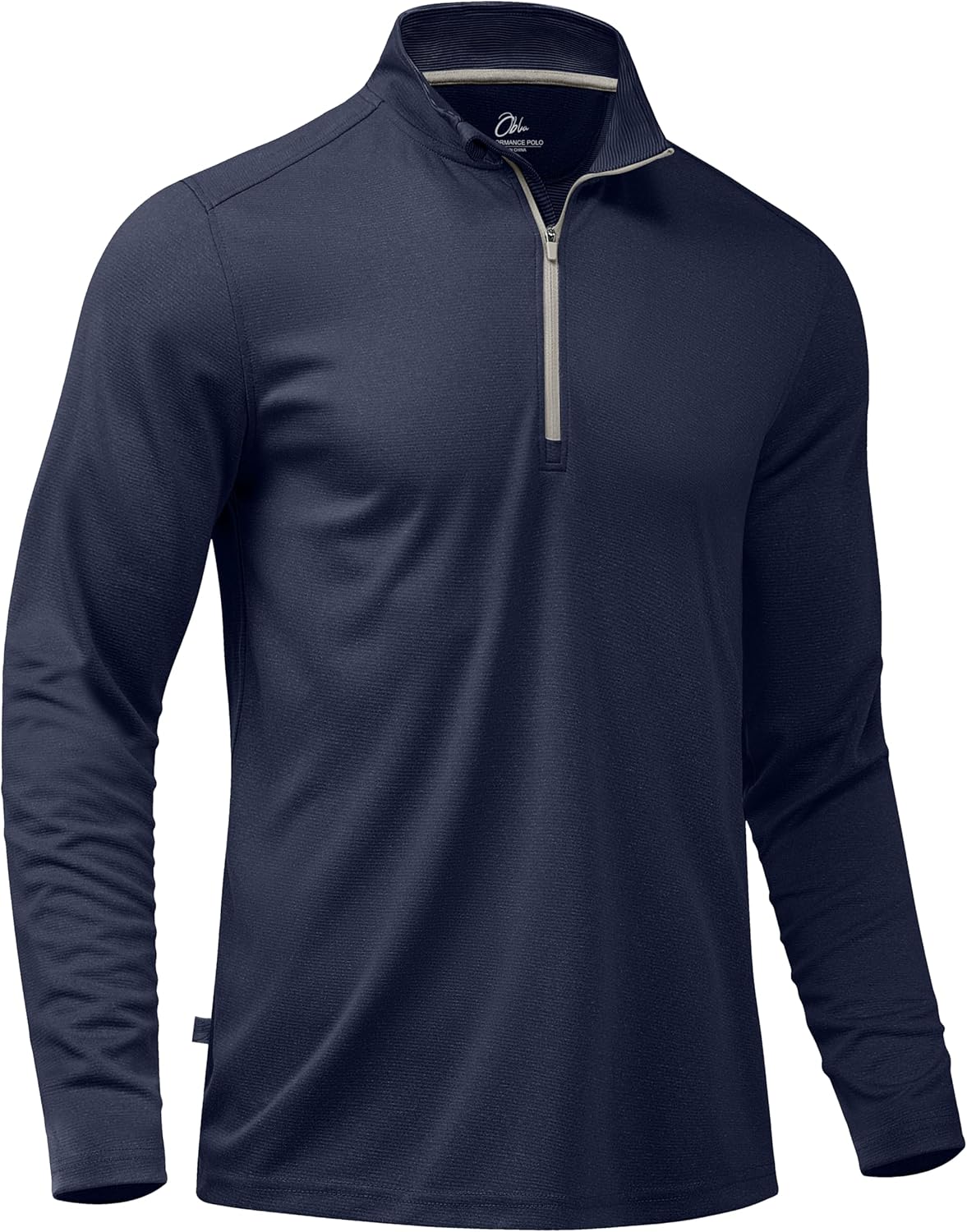 Obla Golf Quarter Zip Pullover for Men - Lightweight Comfort