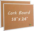 Board2by 24 x 18 Cork Board Bulletin Board for Home and Office