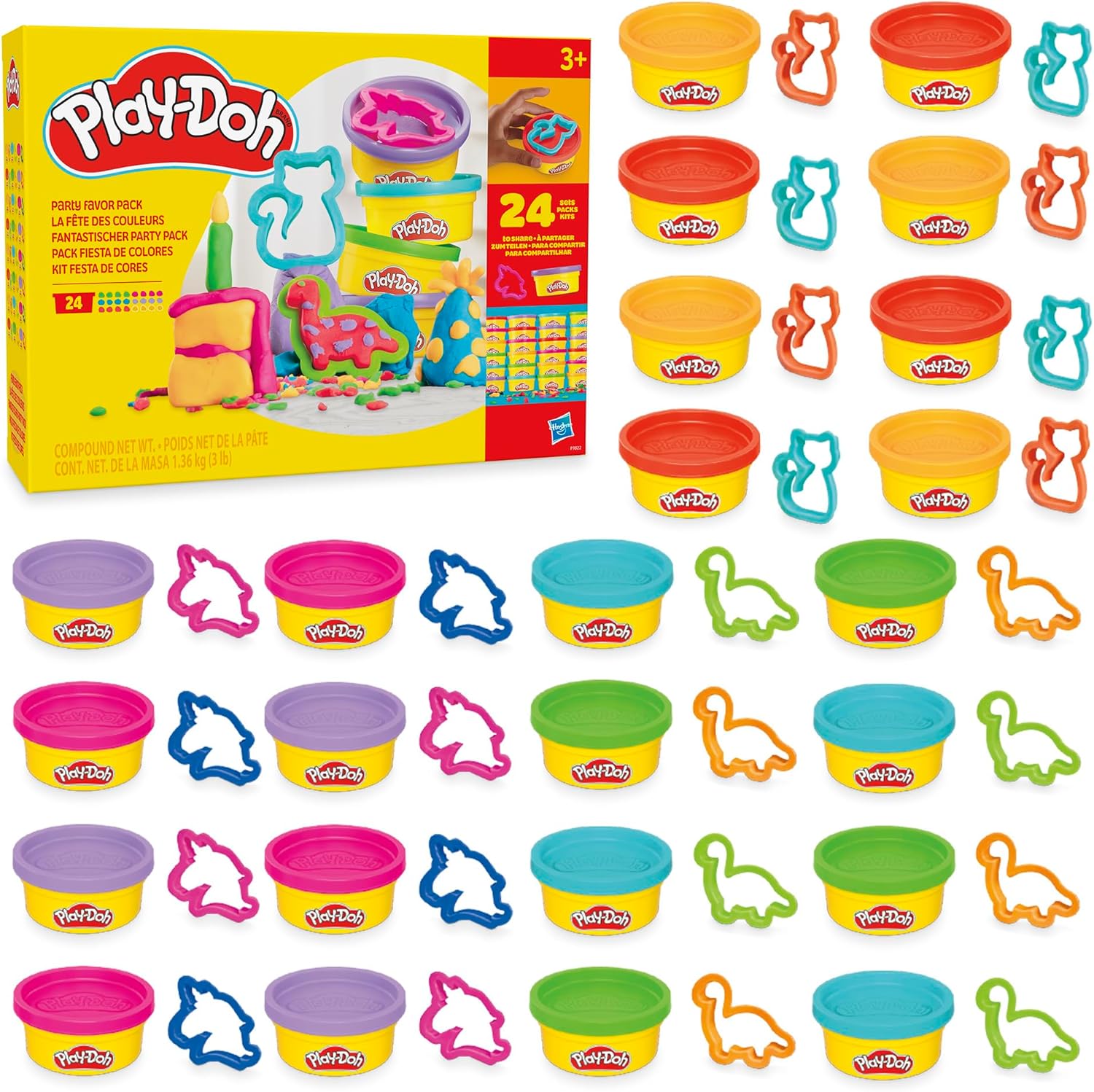 24-Piece Play-Doh Party Favor Pack: Non-Candy Fun!