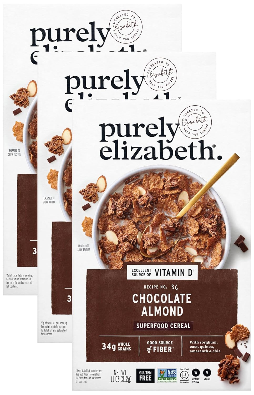 PURELY ELIZABETH Chocolate Almond Superfood Cereal Review