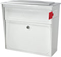 Mail Boss Townhouse Locking Wall Mount Mailbox - Secure Large Capacity