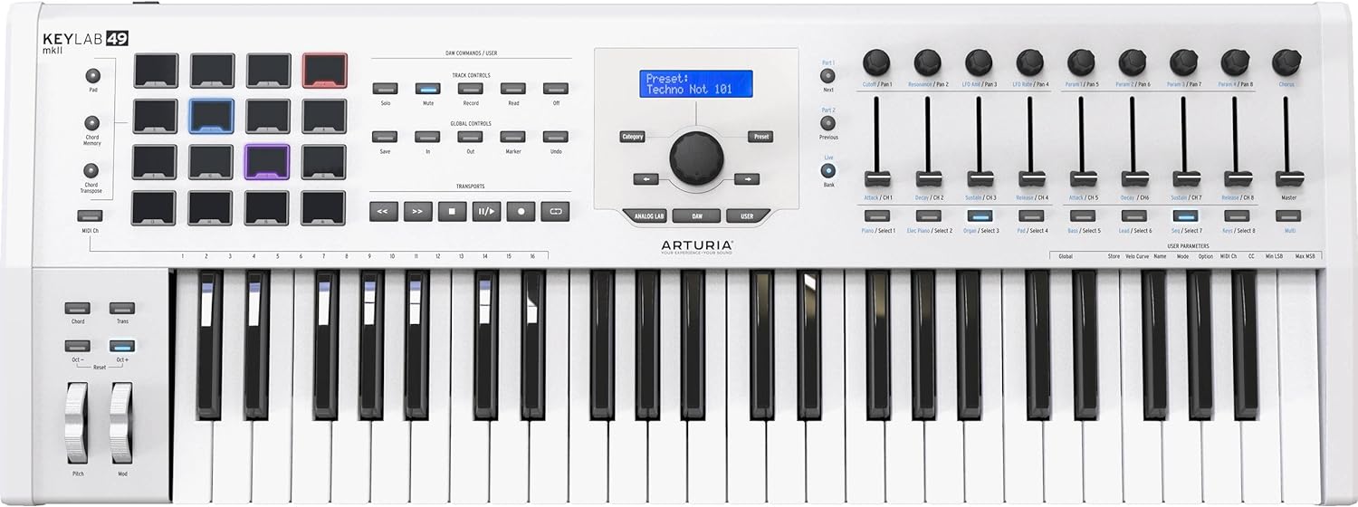 Arturia KeyLab 49 MkII: Semi-Weighted MIDI Controller