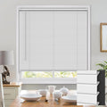 100% Privacy Cordless Mini Blinds 1in Vinyl L-Shaped Slats - Pull Down