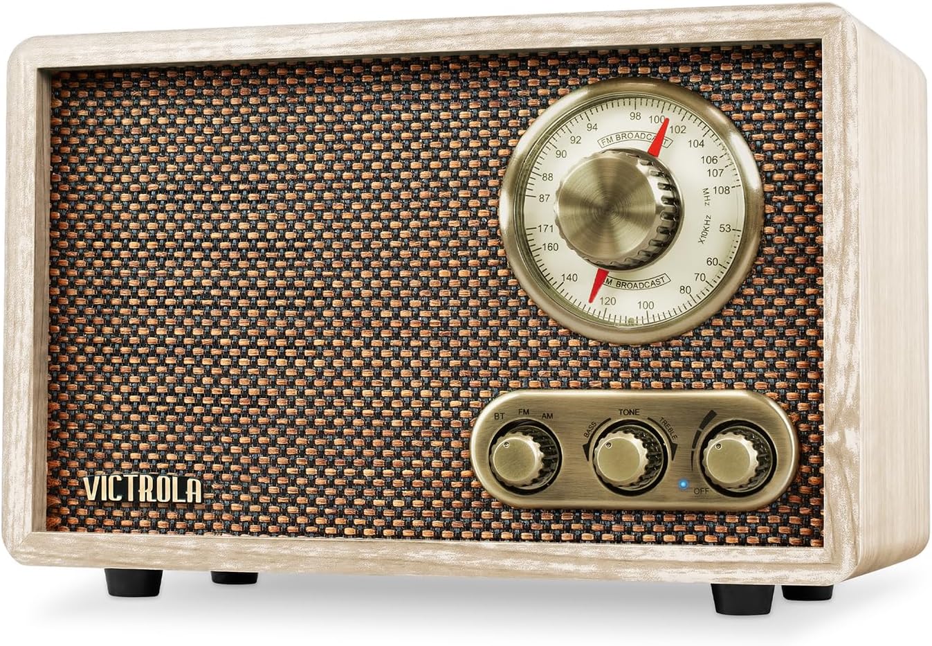 Victrola Retro Wood Bluetooth Radio - Vintage Design, Wireless Streaming!