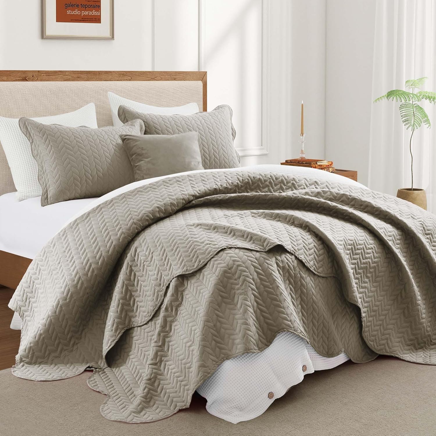 IR Imperial Rooms Queen Quilt Bedding Set for All Seasons